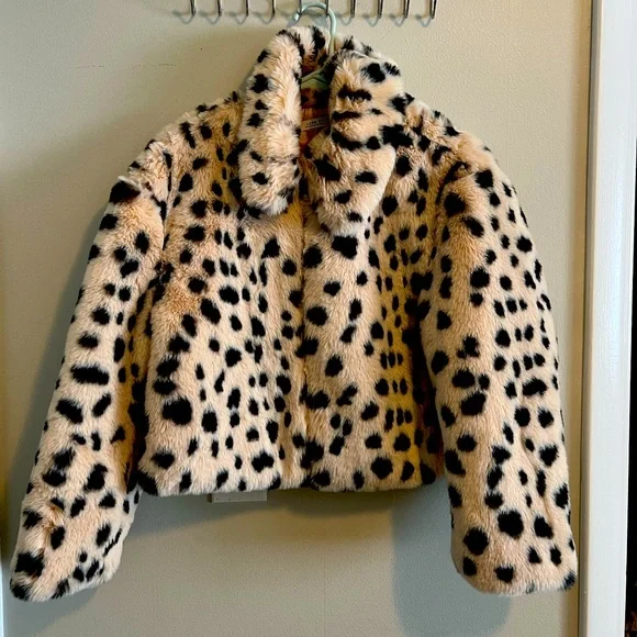 12th Tribe Jackets Coats Dalmatian Print Fur Jacket Poshmark